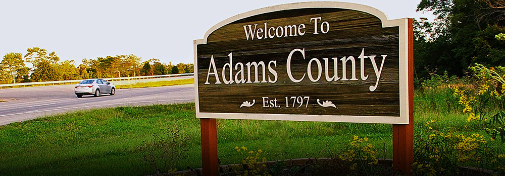 Adams County Welcome Sign - photo